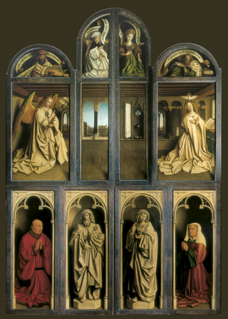 Illustration for article titled Restauran la famosa Adoración del Cordero Místico de los hermanos van Eyck y aparece esto